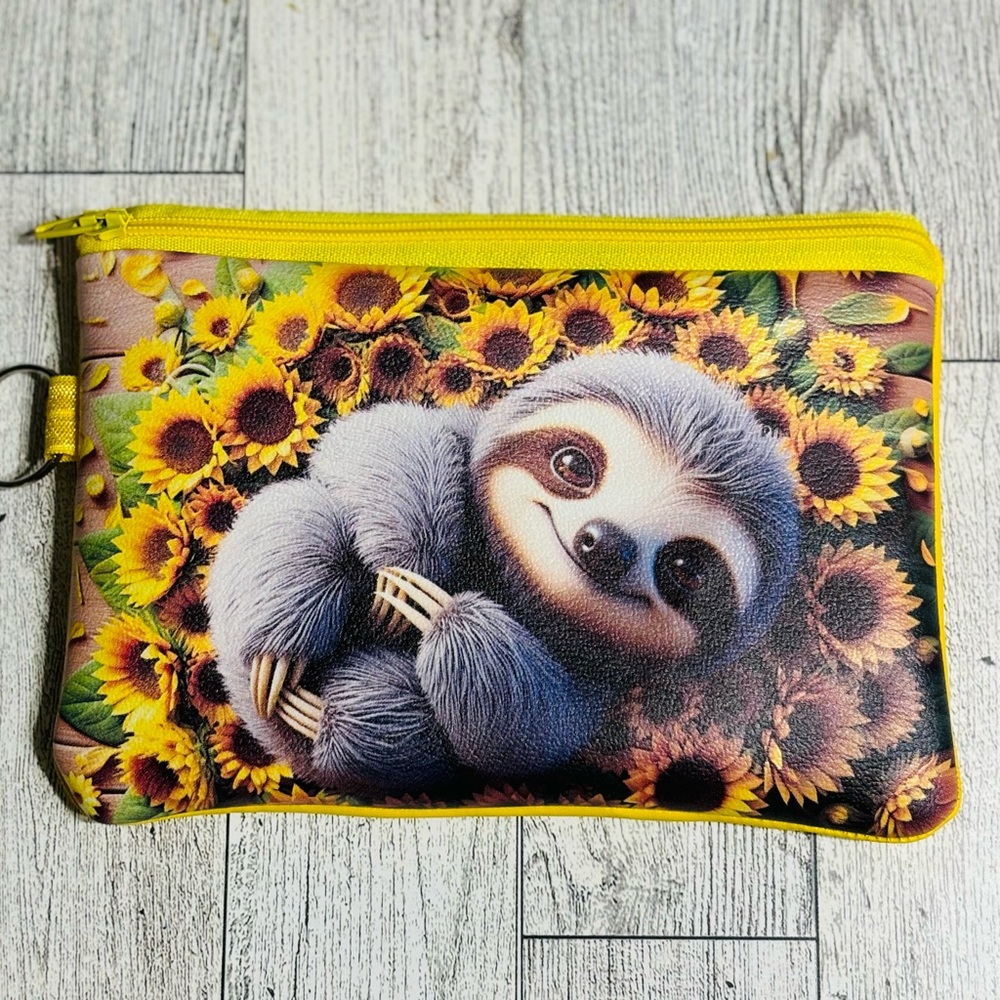 Sweet Sloth Wristlet